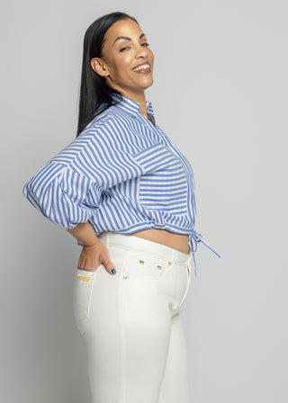 Karina Crop Oversize Shirt