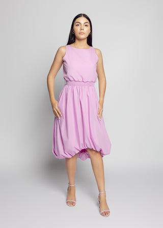 Florence Soft Pink Balloon Dress