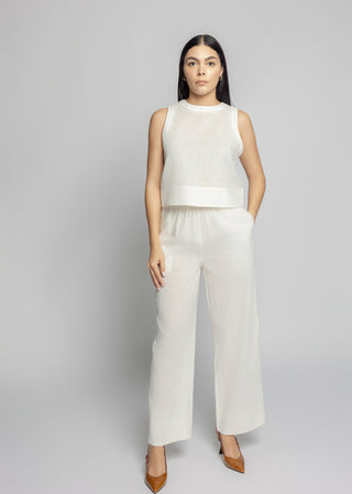 Modena Linen Pants And Top Set