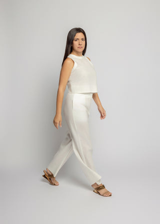 Modena Linen Pants And Top Set